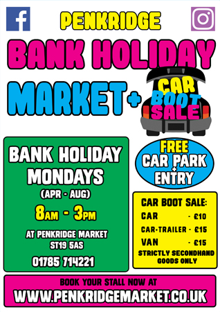 Bank Holiday Market & Car Boot Sale